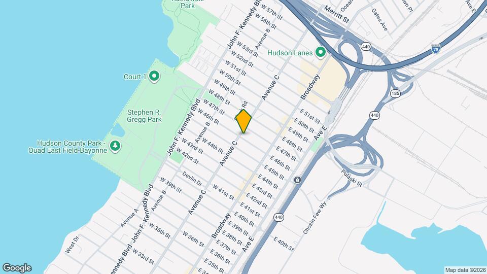 980-982-982 Avenue C Map and Location Details