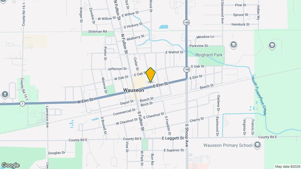 215 E Elm St Mapa y Detalles de la Ubicación