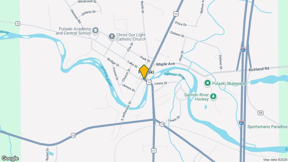 1 S Jefferson St Map and Location Details