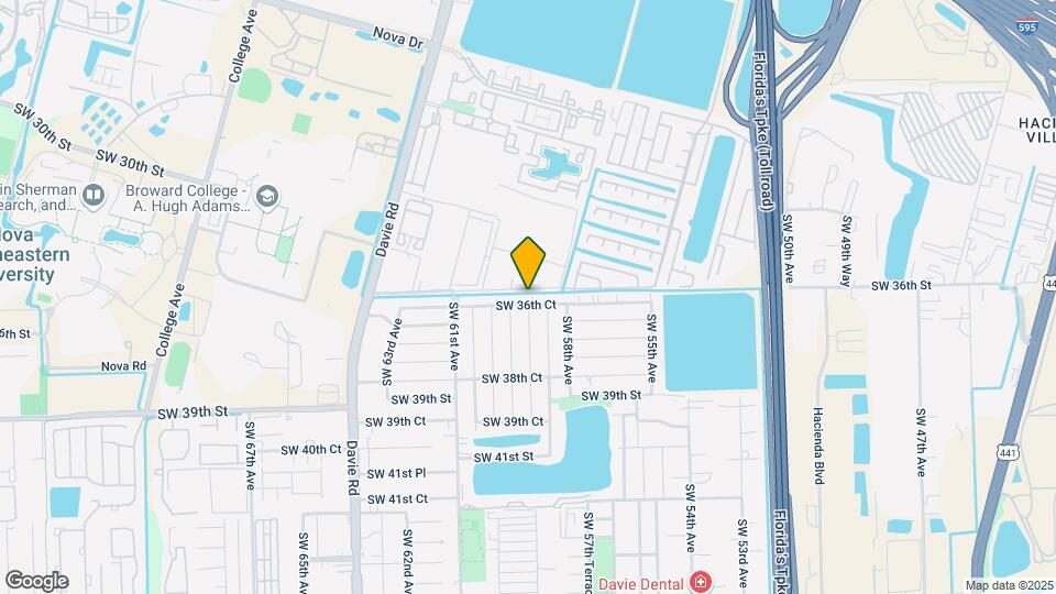 5899 SW 36th Ct Mapa y Detalles de la Ubicación