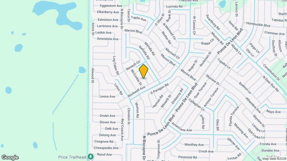 3095 Schomer St Map and Location Details