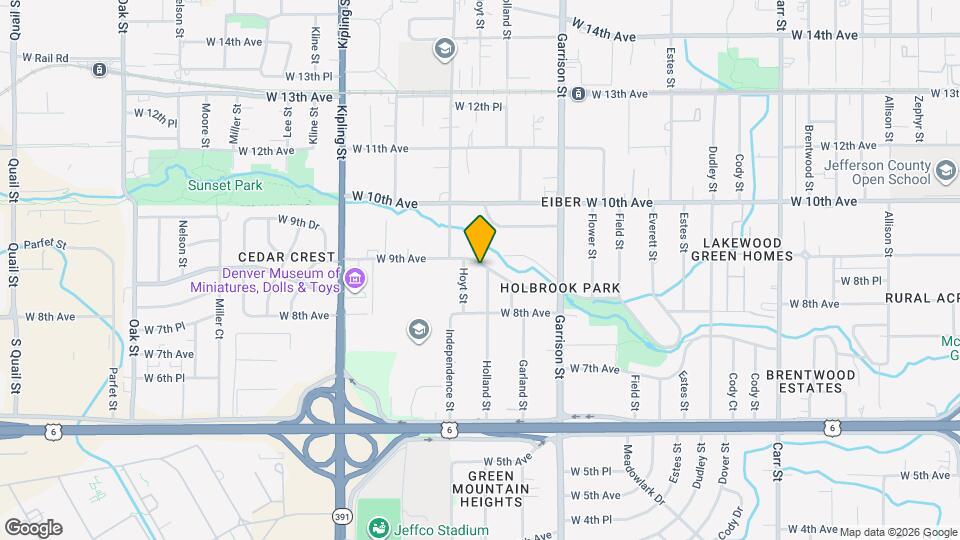 895 Holland St Map and Location Details