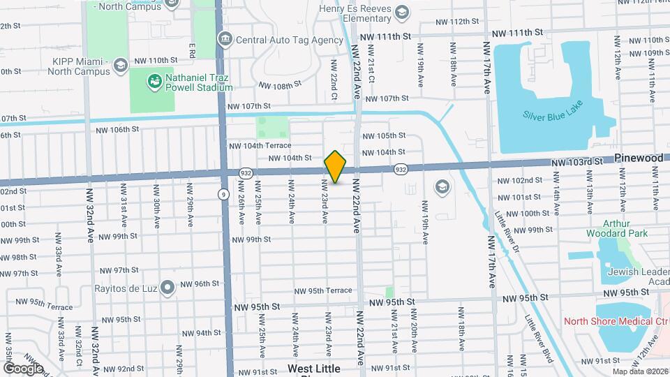 2264 NW 102nd St Map and Location Details