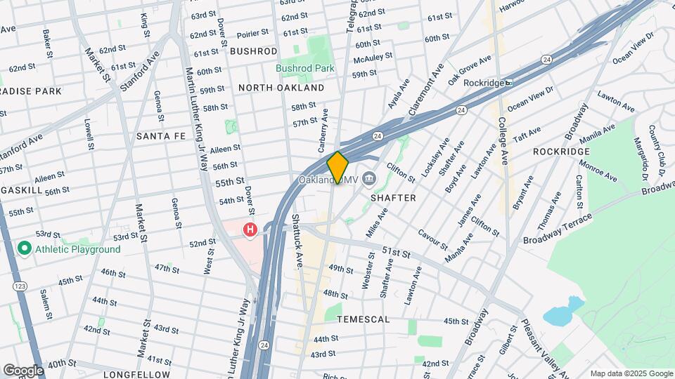 5418 Telegraph Ave Map and Location Details