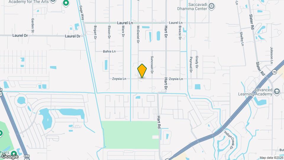 7535 McDaniel Dr Map and Location Details