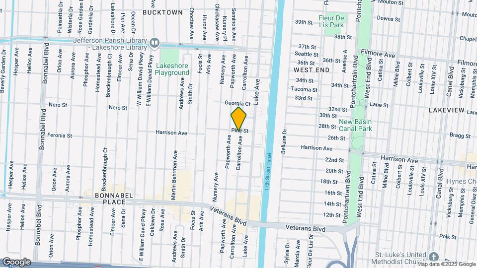 1166-1168 Carrollton Ave Map and Location Details