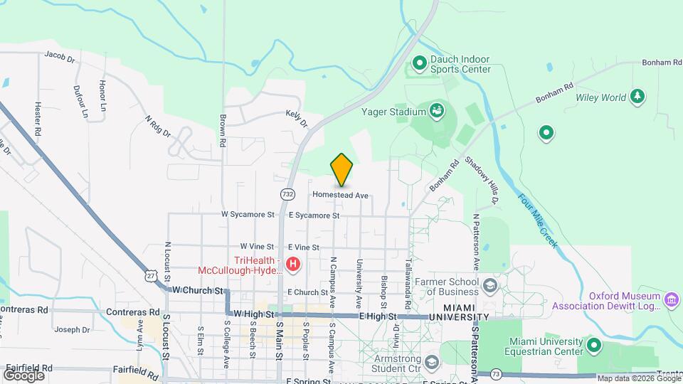 501 N Campus Ave Map and Location Details