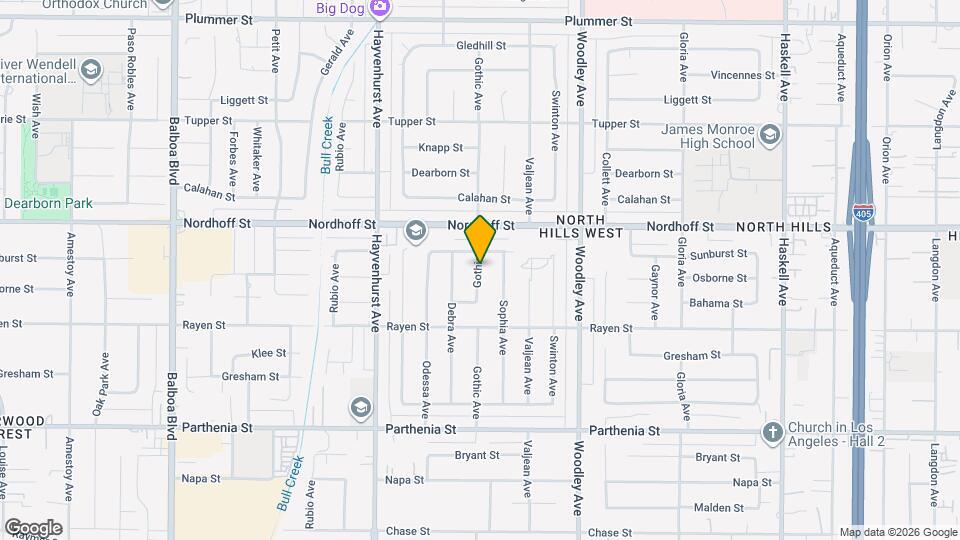 9004 Gothic Ave Mapa y Detalles de la Ubicación