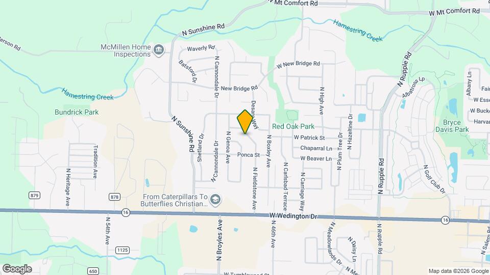 1593 N Fieldstone Ave Map and Location Details