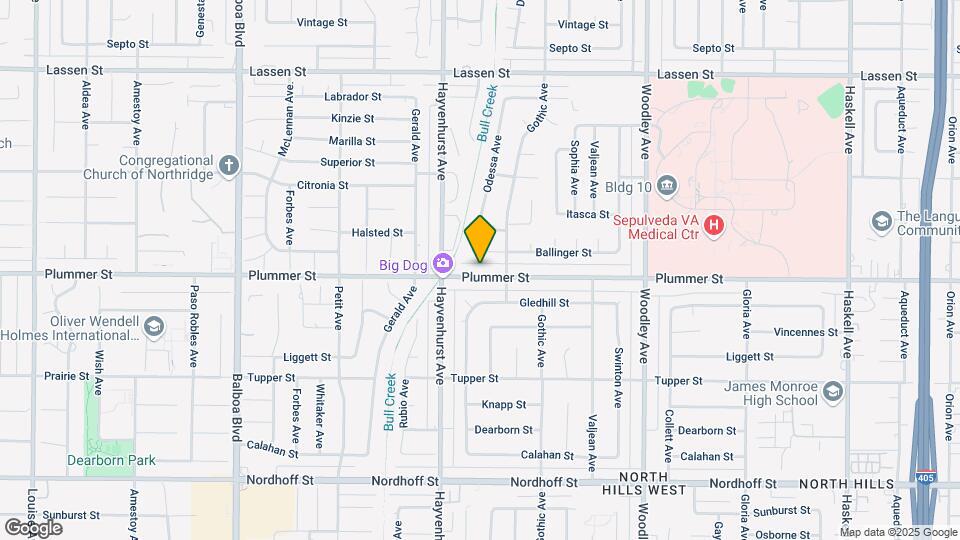 16521 Plummer St Map and Location Details