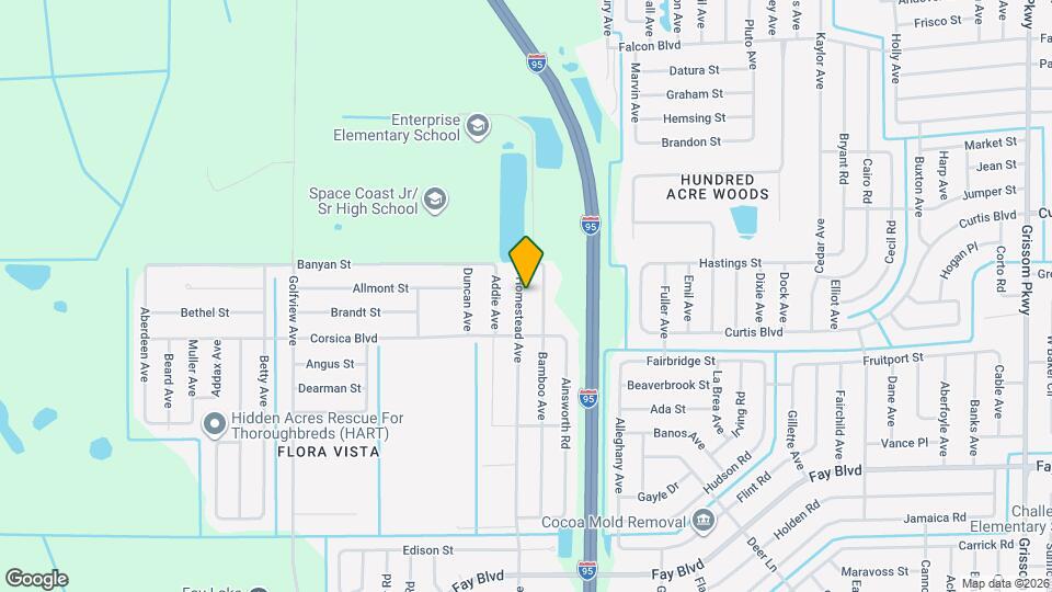 6615 Homestead Ave Map and Location Details