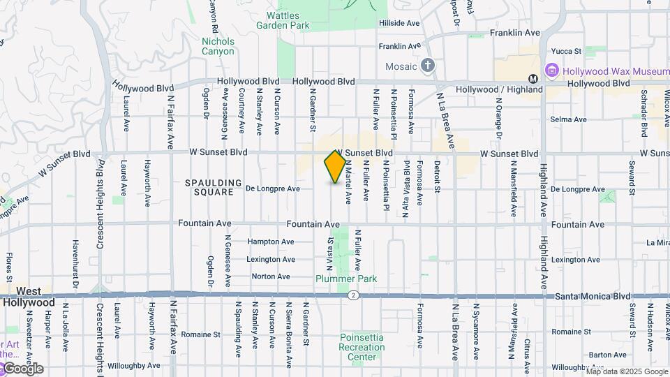 1406 N Vista St Mapa y Detalles de la Ubicación