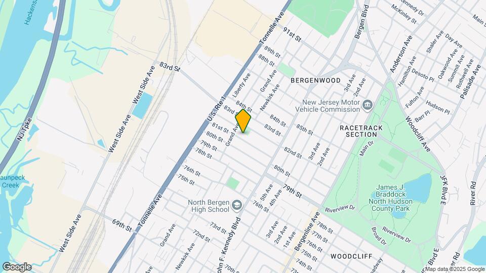 1400 81st St Map and Location Details