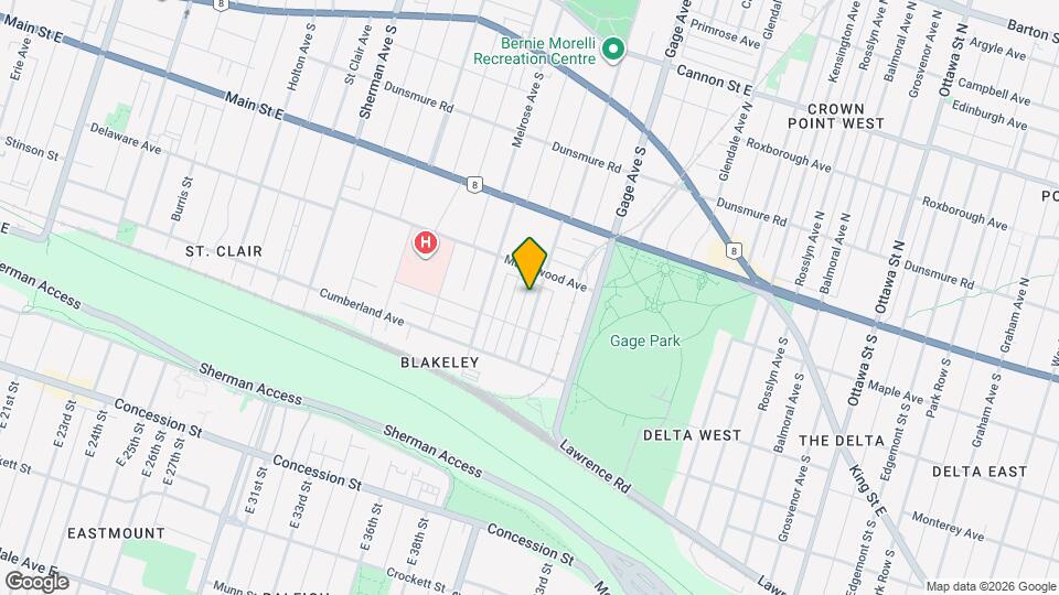 186 Balsam Ave S Map and Location Details