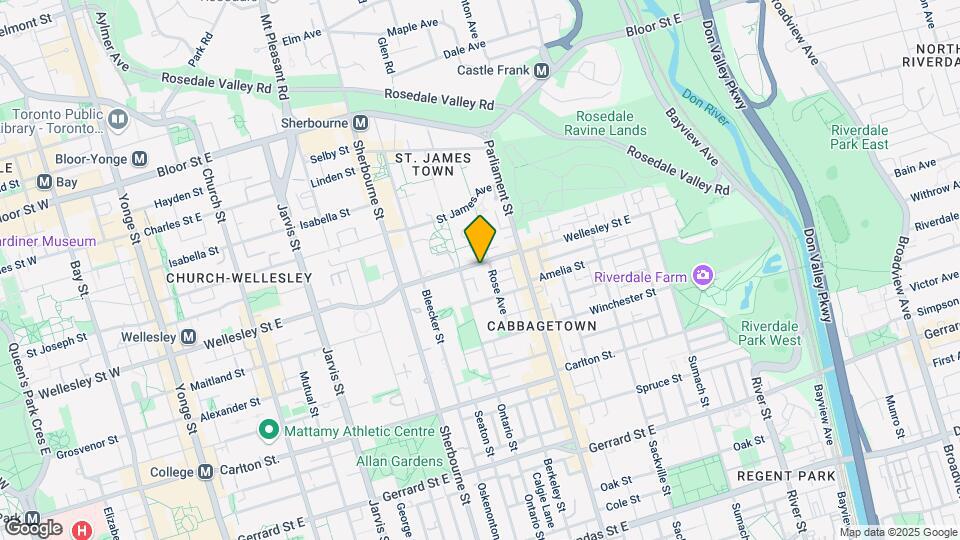 255-257 Wellesley St E Map and Location Details