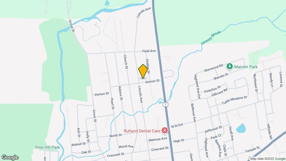 25 Vernon St Map and Location Details