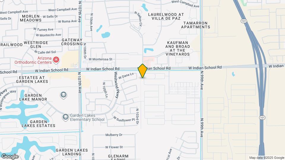 3872 N 103rd Ave Map and Location Details