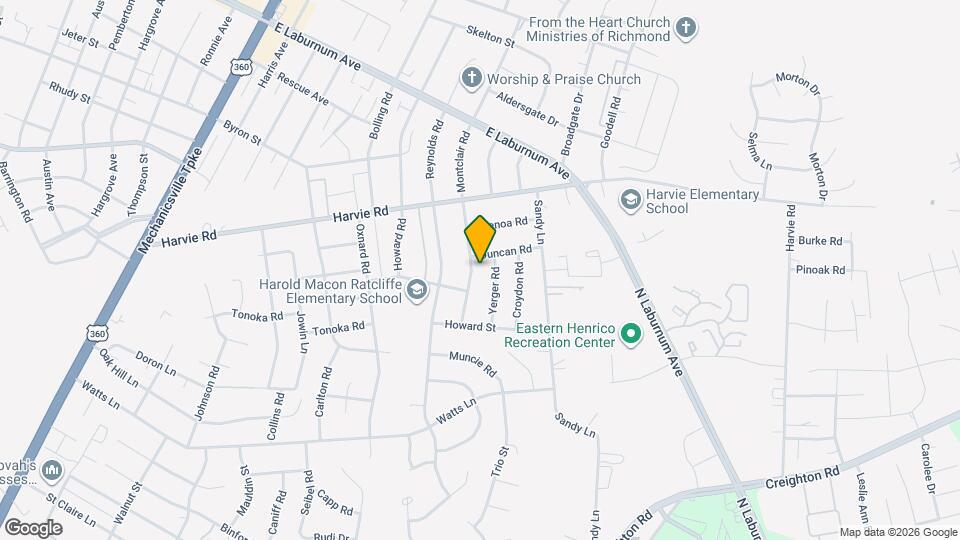 3317 Montclair Rd Map and Location Details