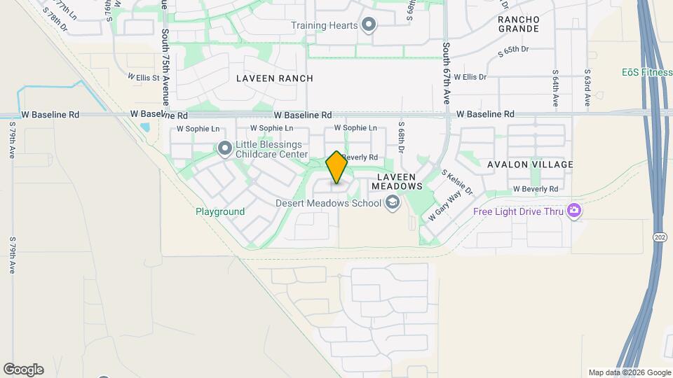 8011 S 70th Dr Map and Location Details