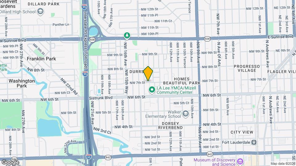 1430 NW 7th St Map and Location Details