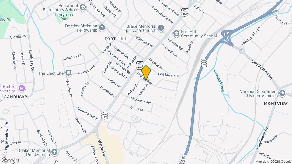 1309 Radcliff Ave Map and Location Details