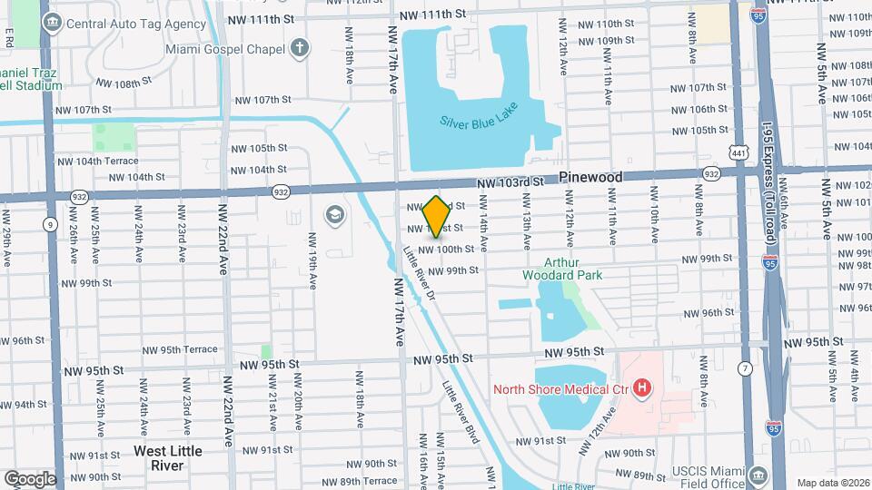1507 NW 100th St Map and Location Details