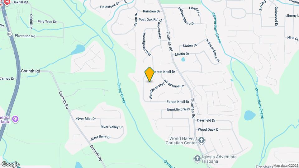 562 Woodknoll Ct Map and Location Details