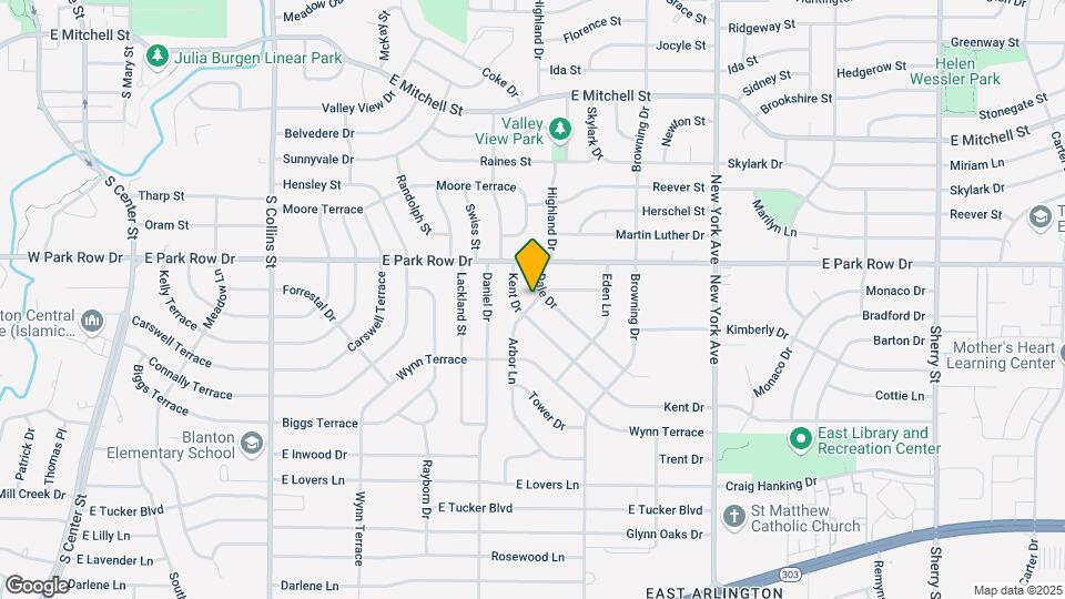 1505 Arbor Ln Map and Location Details