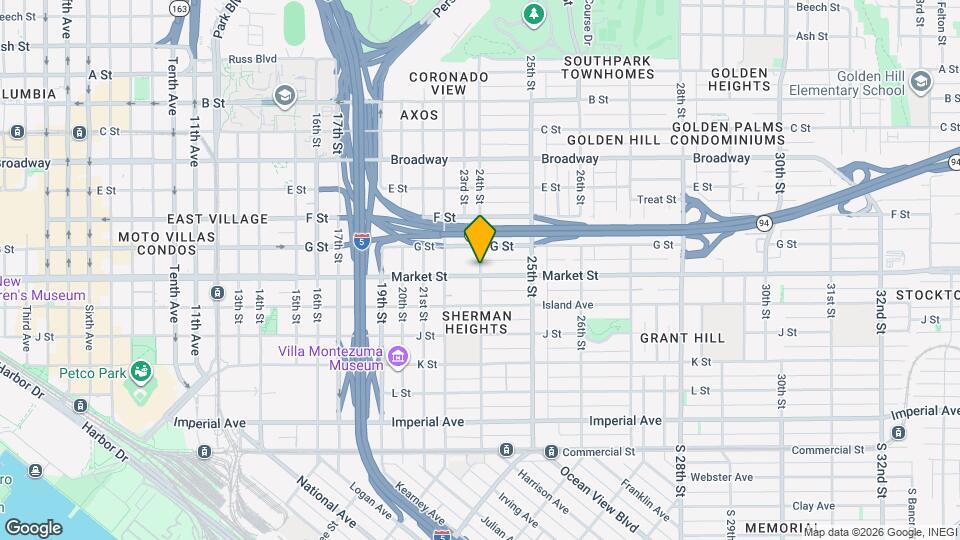 2268 Market St Map and Location Details