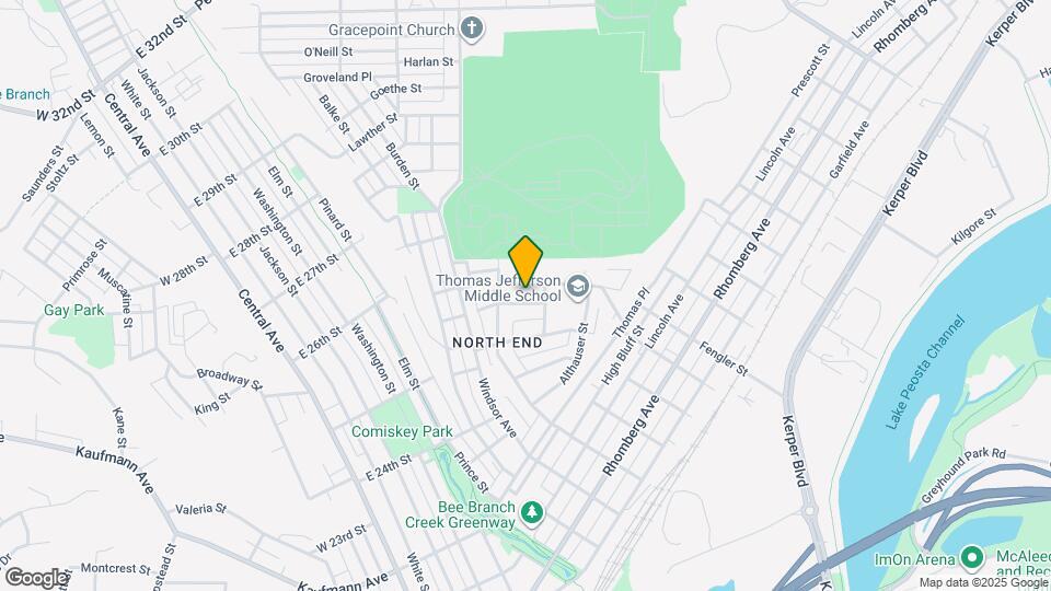 915 Pleasant St Map and Location Details