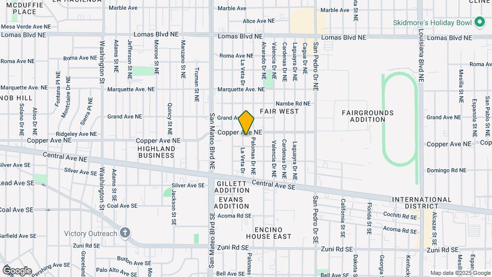 310-312 La Veta Dr NE Map and Location Details