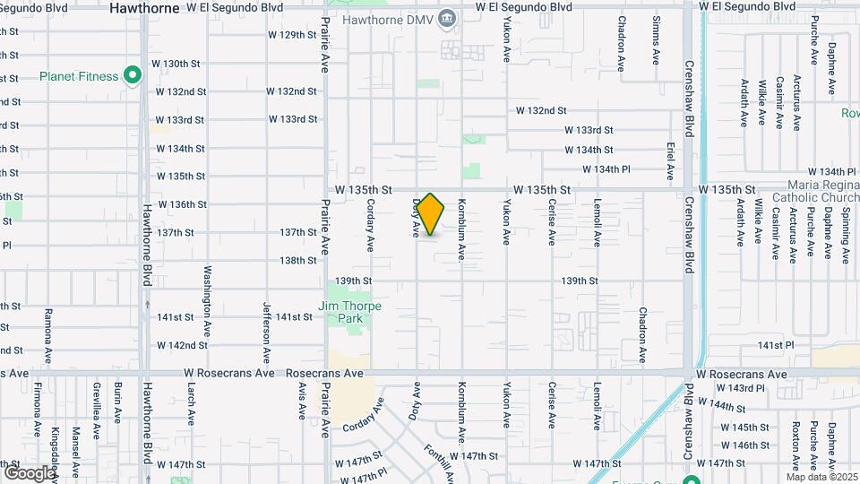 13634 S Doty Ave Map and Location Details