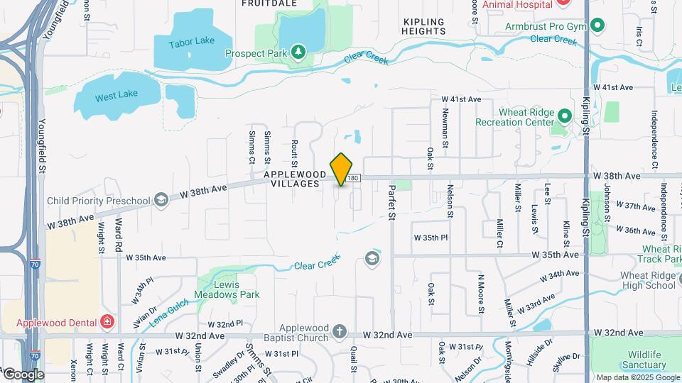 11250 W 38th Ave Map and Location Details