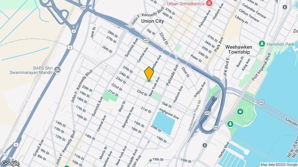 415-417 25th st Map and Location Details