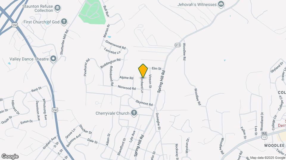 1807 Orchard Ln Map and Location Details