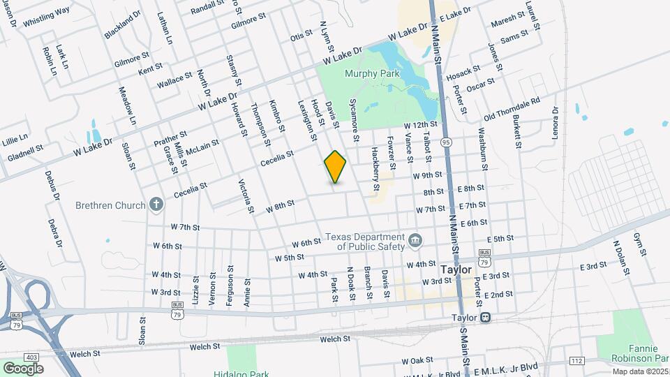 724 W 8th St Map and Location Details