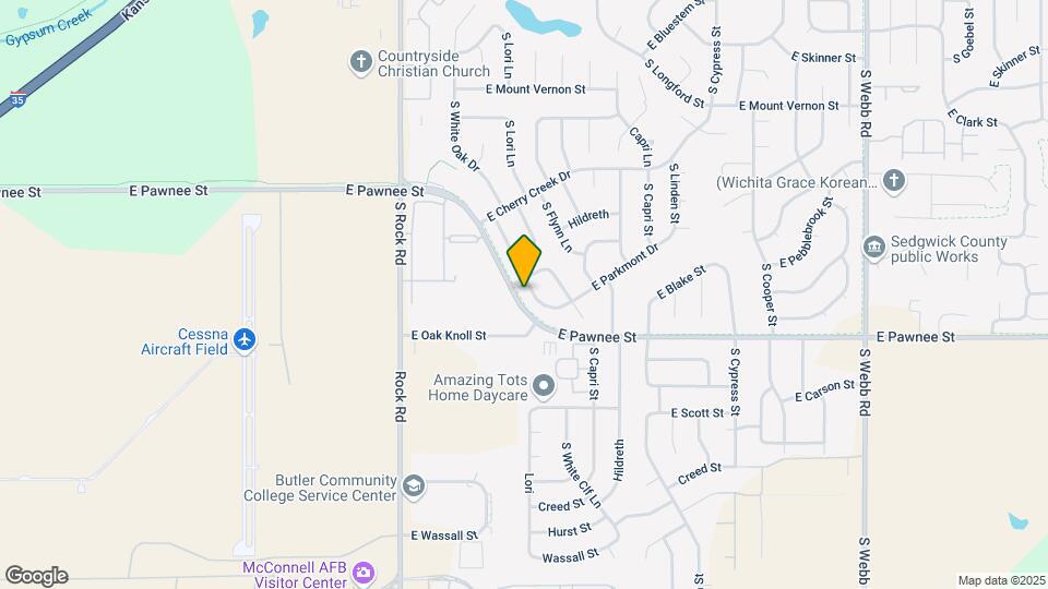 2313 S White Oak Dr Map and Location Details