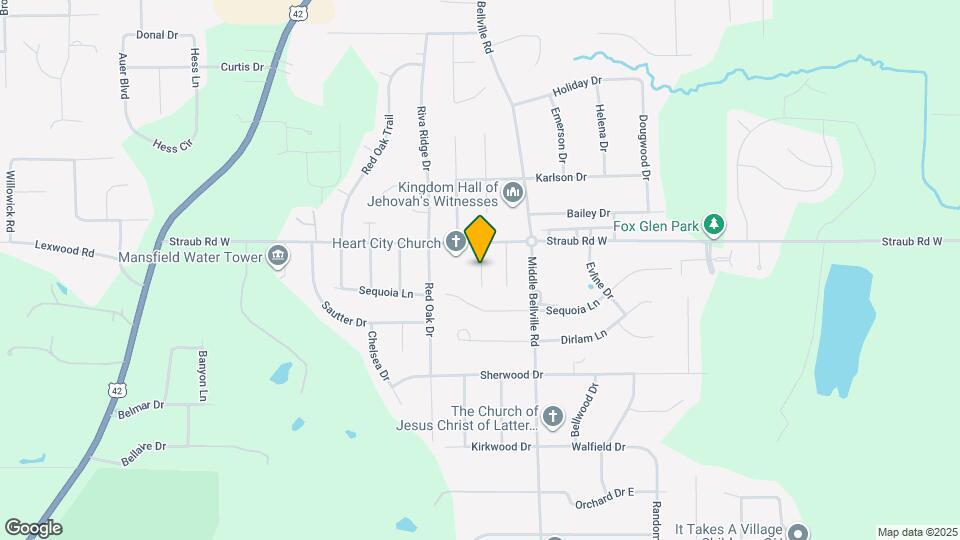 1812 Sawmill Pl Mapa y Detalles de la Ubicación