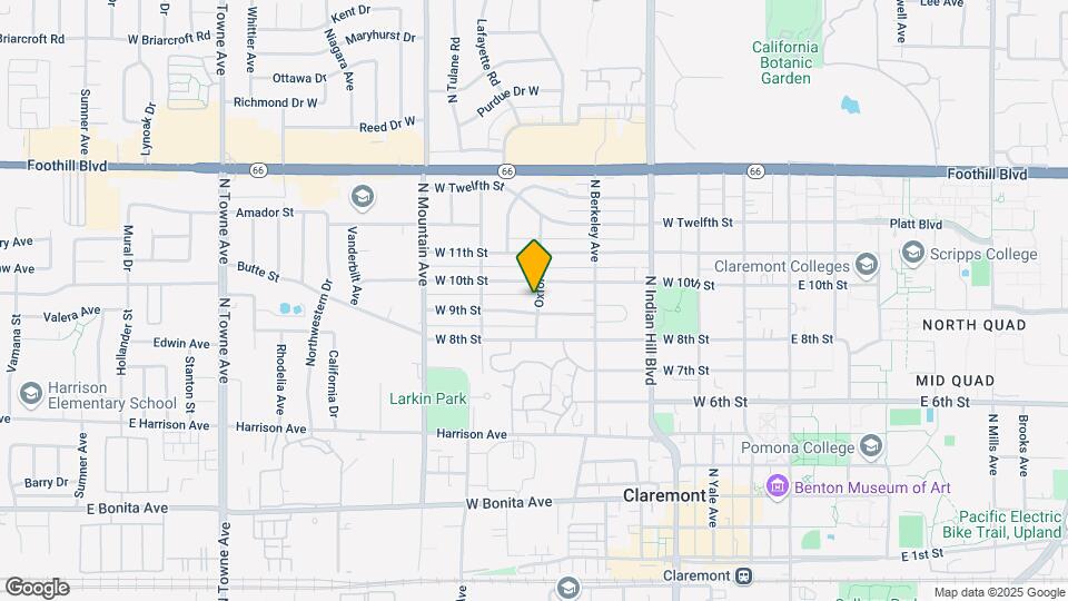921 Oxford Ave, Unit A Map and Location Details