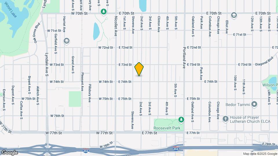 7338 2nd Ave S Map and Location Details