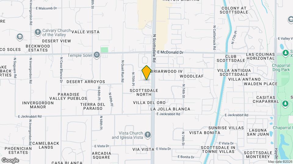 5730 N Scottsdale Rd Map and Location Details