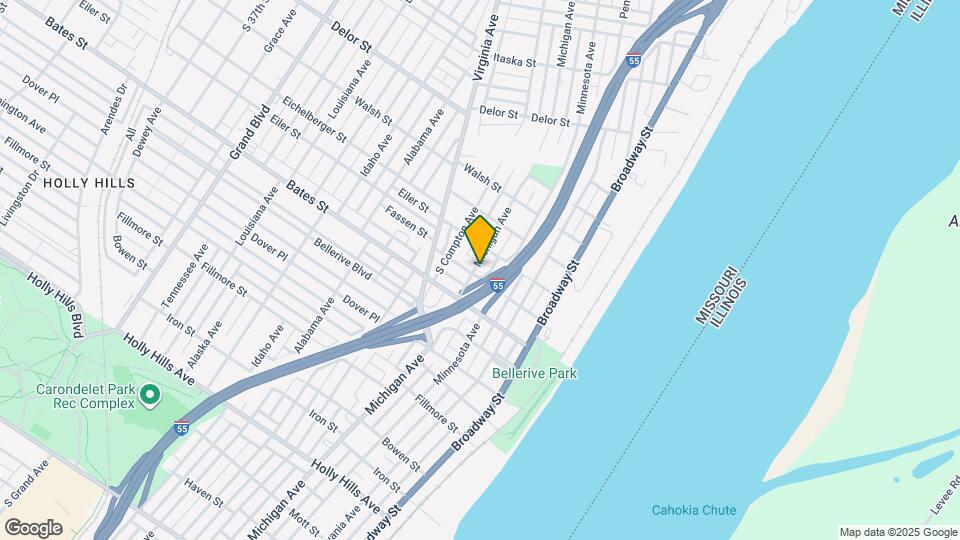 5424 Michigan Ave Map and Location Details