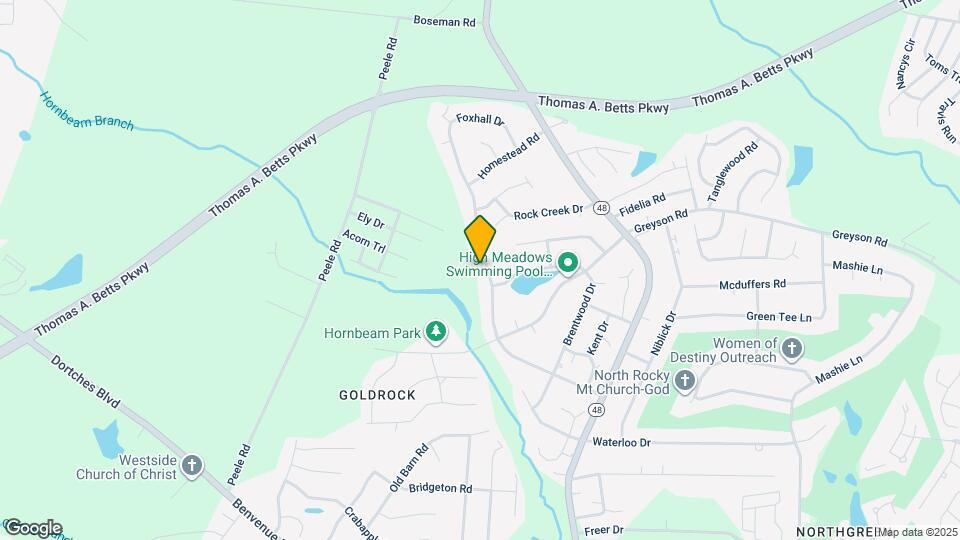 409 Foxhall Dr Map and Location Details