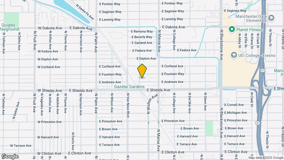 713-715 E Andrews Ave Map and Location Details