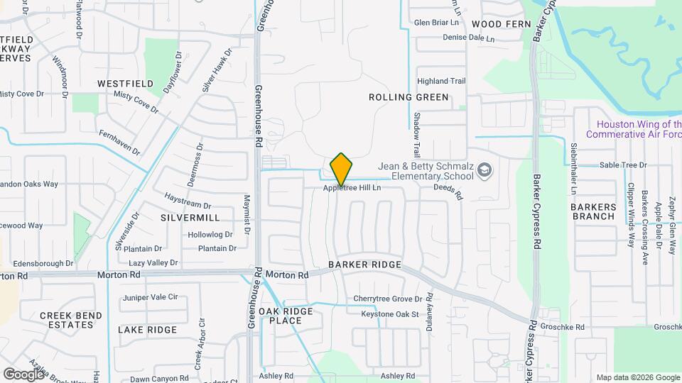 18843 Appletree Hill Ln Map and Location Details