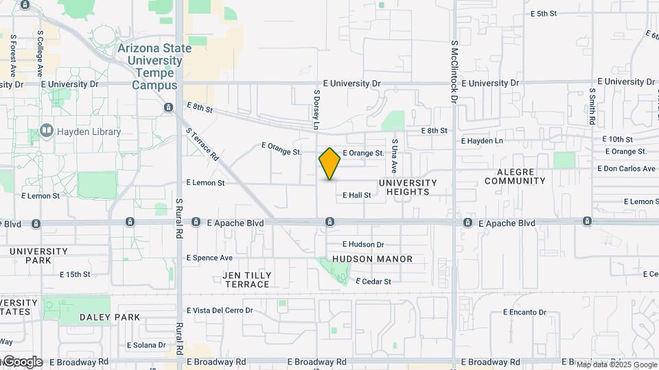 1315 E Lemon St Map and Location Details
