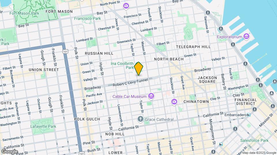 1610 Taylor St Map and Location Details