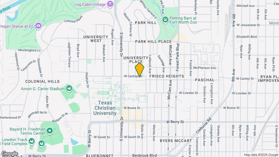 2825 W Cantey St Map and Location Details