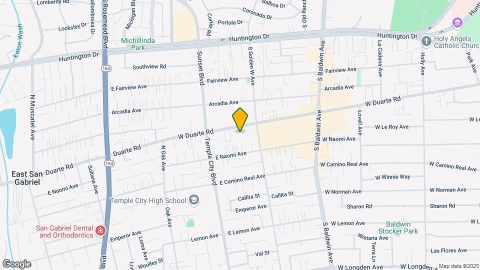 936 W Duarte Rd Map and Location Details