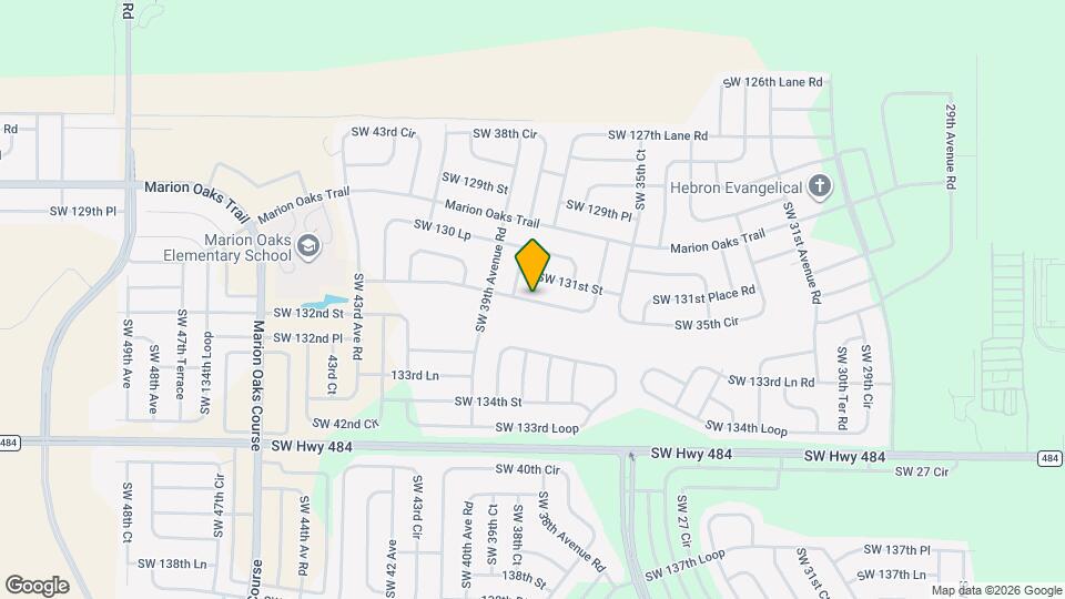 3843 SW 131st Place Rd Mapa y Detalles de la Ubicación